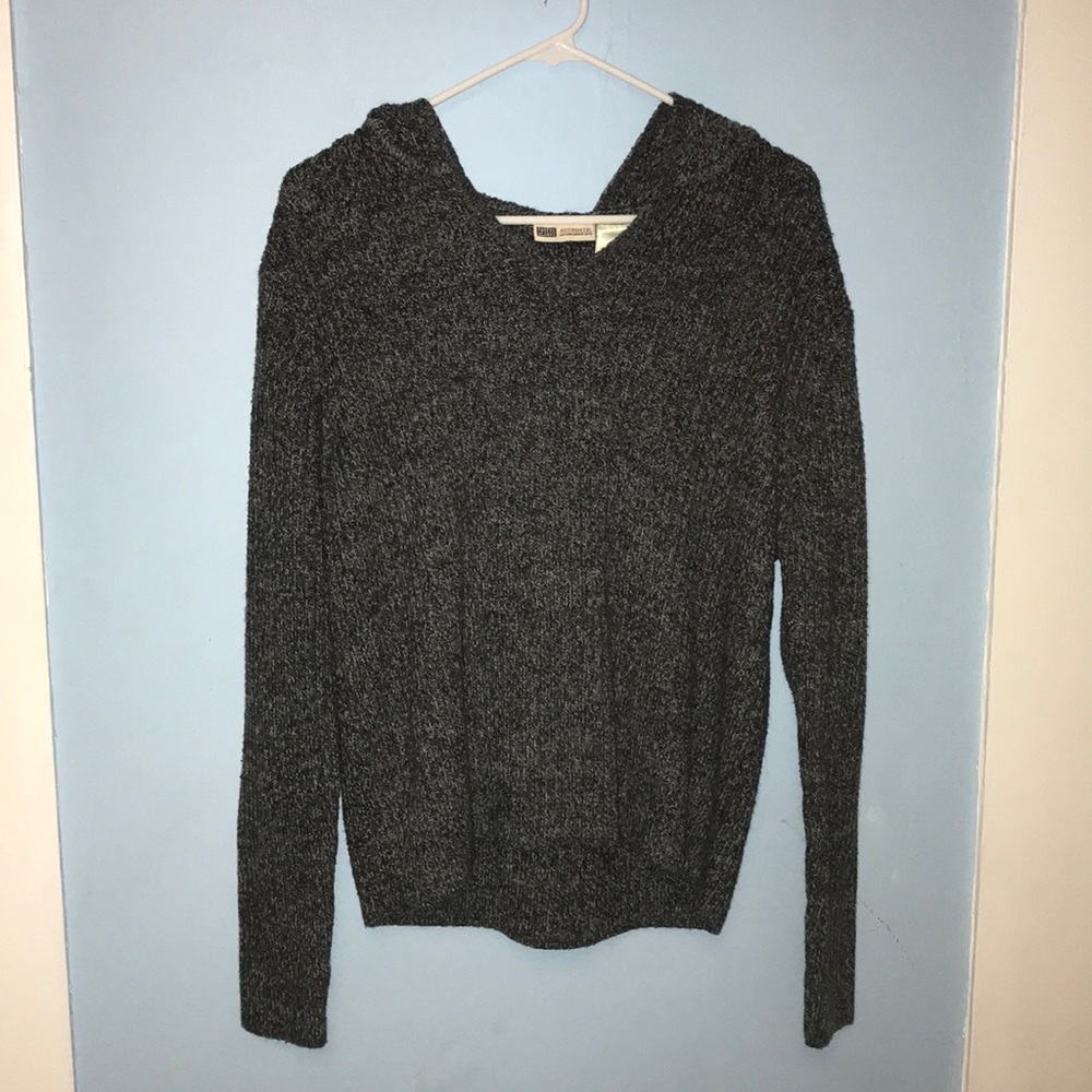 Cozy Dark Grey Cropped Sweater